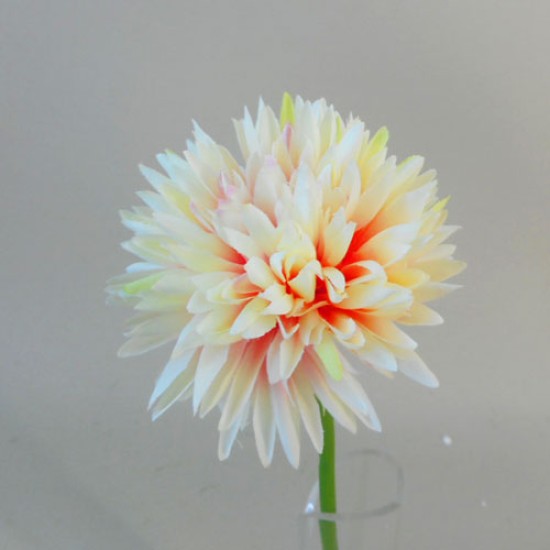 Mini Artificial Chrysanthemums Cream Pink 24cm Artificial Flowers